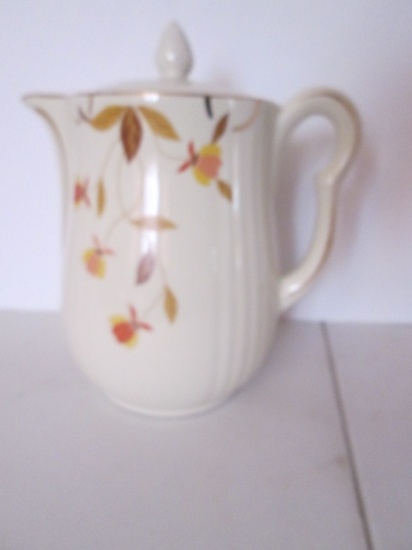 Vintage Hall's Superior Jewel Tea "Autumn Leaf" Coffee Pot