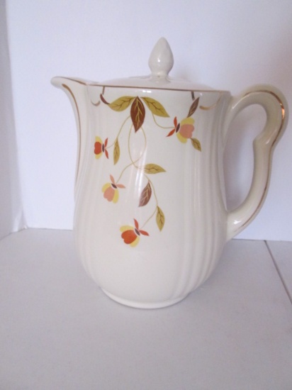 Vintage Hall's Superior Jewel Tea "Autumn Leaf" Coffee Pot