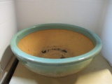 Glazed Heavy Ceramic Flower Pot