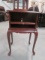 Bombay Mahogany Finish Telephone Table with Pullout Shelf