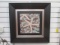 Framed Star Fish on Bed of Sea Glass Print