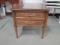 Neoclassic Style Henredon 2 Drawer End Table