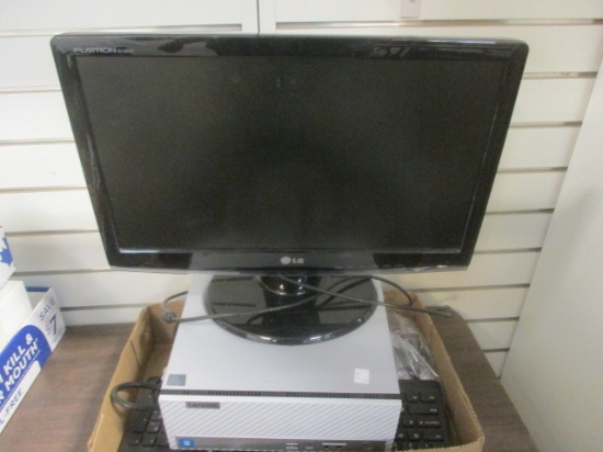 Lenova Desktop Computer Box, LG Monitor, Keyboard, Mouse, etc. | Online ...