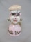 1950's Pink Spaghetti Ceramic Poodle Bank 8