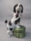 1940's Staffordshire Style Ceramic King Charles Spaniel Dog Figurine 12