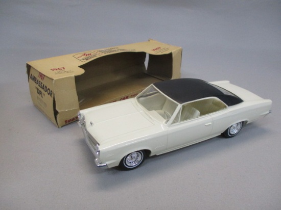 1967 Ambassador "DPL" Hard Top "Frost White" Friction Prom By American Motors