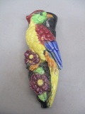Tropical Bird Wall Pocket 8 1/2