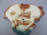 1950's McCoy Bunking Bronco Wall Pocket 8 1/2