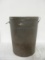 Vintage Tin Kitchen Lidded Can with Handles