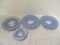 Lot of 4  Vintage Blue Wedgwood Jasperware - Plate, Bowls, Ashtray