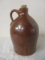 Vintage Arden, NC Brown Pottery Whiskey Jug with Cork