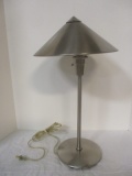 Contemporary Metal Table Lamp with Metal Shade