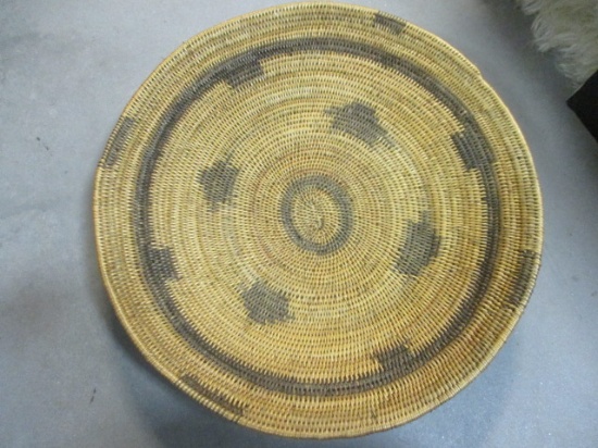 Large Round Hand Woven Native Design Grain/Rice Basket | Online ...