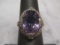Antique 14k Gold Amethyst Filagree Ring