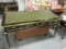 Embossed Chinoiserie Style Black Lacquer 3 Drawer Desk