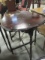 Vintage Mahogany Spindle Leg Pie Crust Side Table