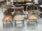 Three Vintage Farm House Dining Chairs