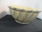 Robinson Ransbottom Blue Sponge Yellow Ware Bowl