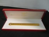 Cartier Gold Ballpoint Pen in Original Box