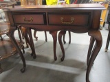 Bombay Mahogany 2 Drawer Console Table