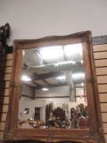 Ornate Gilt Frame Beveled Mirror