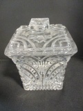 Large Crystal Lidded Ice Bucket