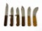 Lot of 6 Fixed Blade Knives