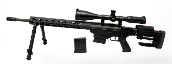 Scarce & Desirable New Ruger Precision 5.56mm Bolt Action Folding Sniper Rifle with Scope and Bipod