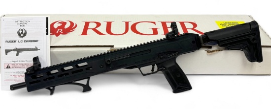 NIB Ruger LC Carbine 5.7x28mm Semi-Automatic Pistol with Folding Stock