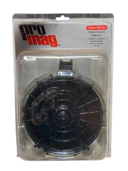 NIB ProMag SAIGA 12 GA. 20-Round Drum Magazine