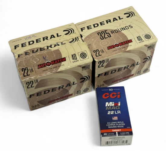 Approx. 475rds. of .22 LR Factory New Ammunition