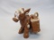 Vintage Ceramic Donkey Salt & Pepper Shaper Made in Japan 6