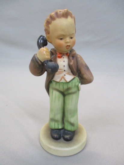 Goebel Hummel "Hello" Figurine 6 1/2" - Has been repaired at phone