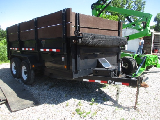 2016 14' Dump Trailer with ramps
