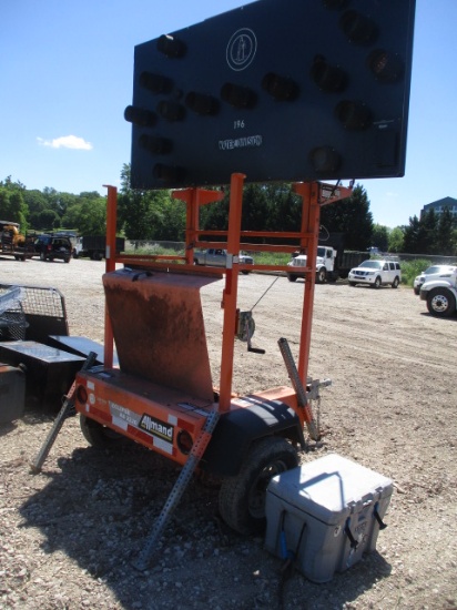 Allmond Eclipse AB220 Traffic Diverter Sign