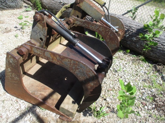 5' 2 in 1 Bucket and Grapple Clamp