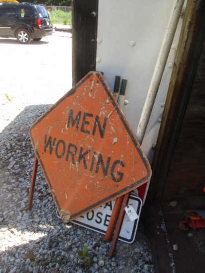 Metal Construction Signs