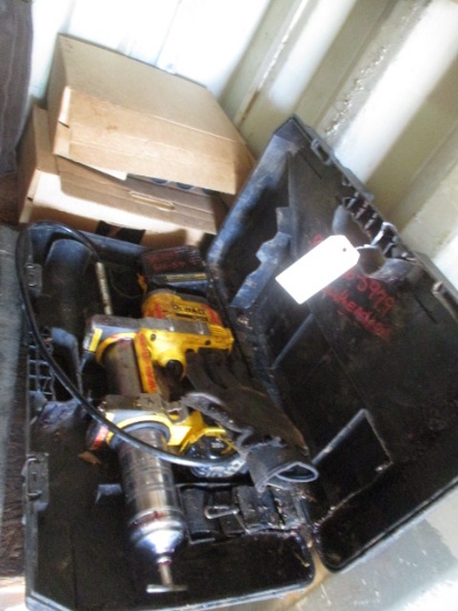 20V Dewalt Grease Gun and 2 Cases of Grease