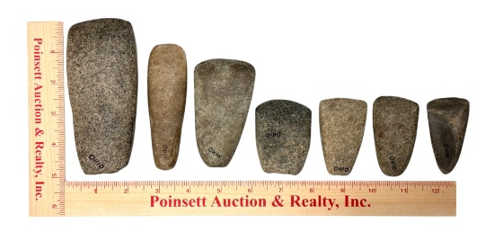 (7) Hardstone Celts from Ohio