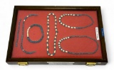 6pc. Curated Ancient Native American Alabama Trade, Ceremonial & Ritual Beads from Wetumpka, AL.