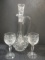 Crystal Cordial Set