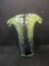 Hand Blown Amethyst and Green Vase