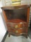 Drexel Mahogany Bowfront 2 Drawer Nightstand