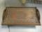 Victorian Carved Mahogany Serving Tray