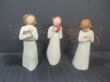 Three Willow Tree Figures