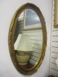Gild Molded Oval Mirror