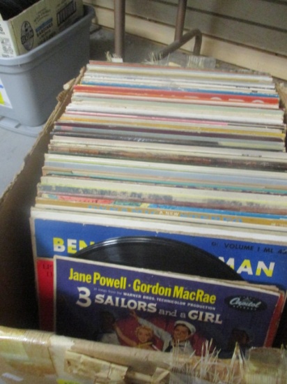 Lot of Vintage Vinyl Records - Benny Goodman, Jim Nabors, Ray Price, etc.