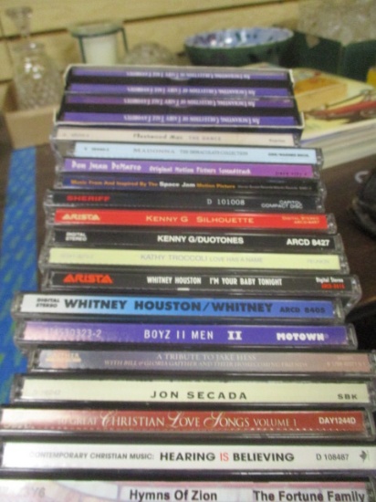 Lot of CDs - Kenny G, Madonna, Fleetwood Mac, Fairy Tales, etc.