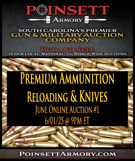 Premium Ammunition, Reloading & Knives Auction