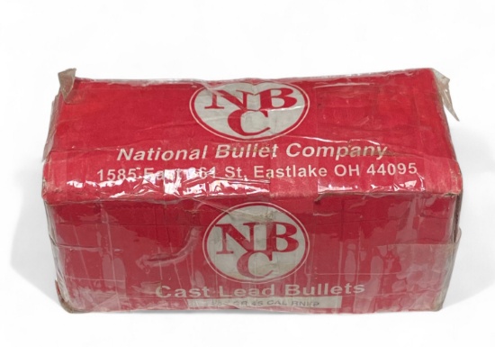 500qty. 45 ACP .451 250gr. RNFP Reloading Nationaling Bullets